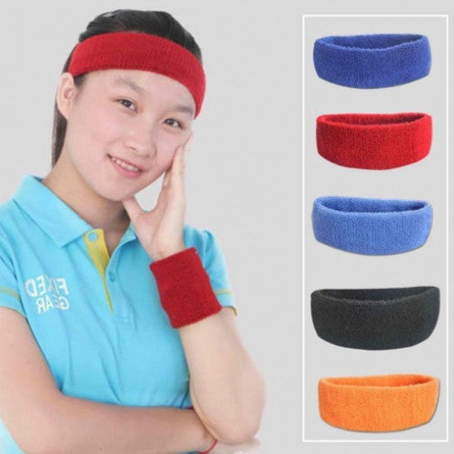 Head Hair Sweat Band Elastic Terry Cloth