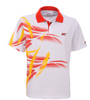 Tounament short-sleeved lapel badminton sports shirts